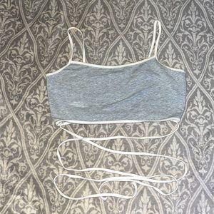 String Crop Top